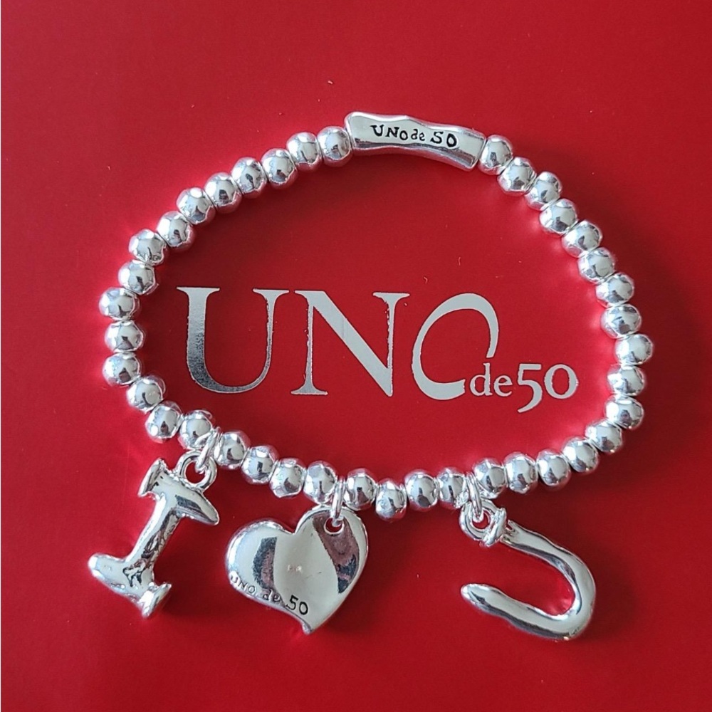 I LOVE YOU - Uno De 50 Bracelet  Authentic + Brand New